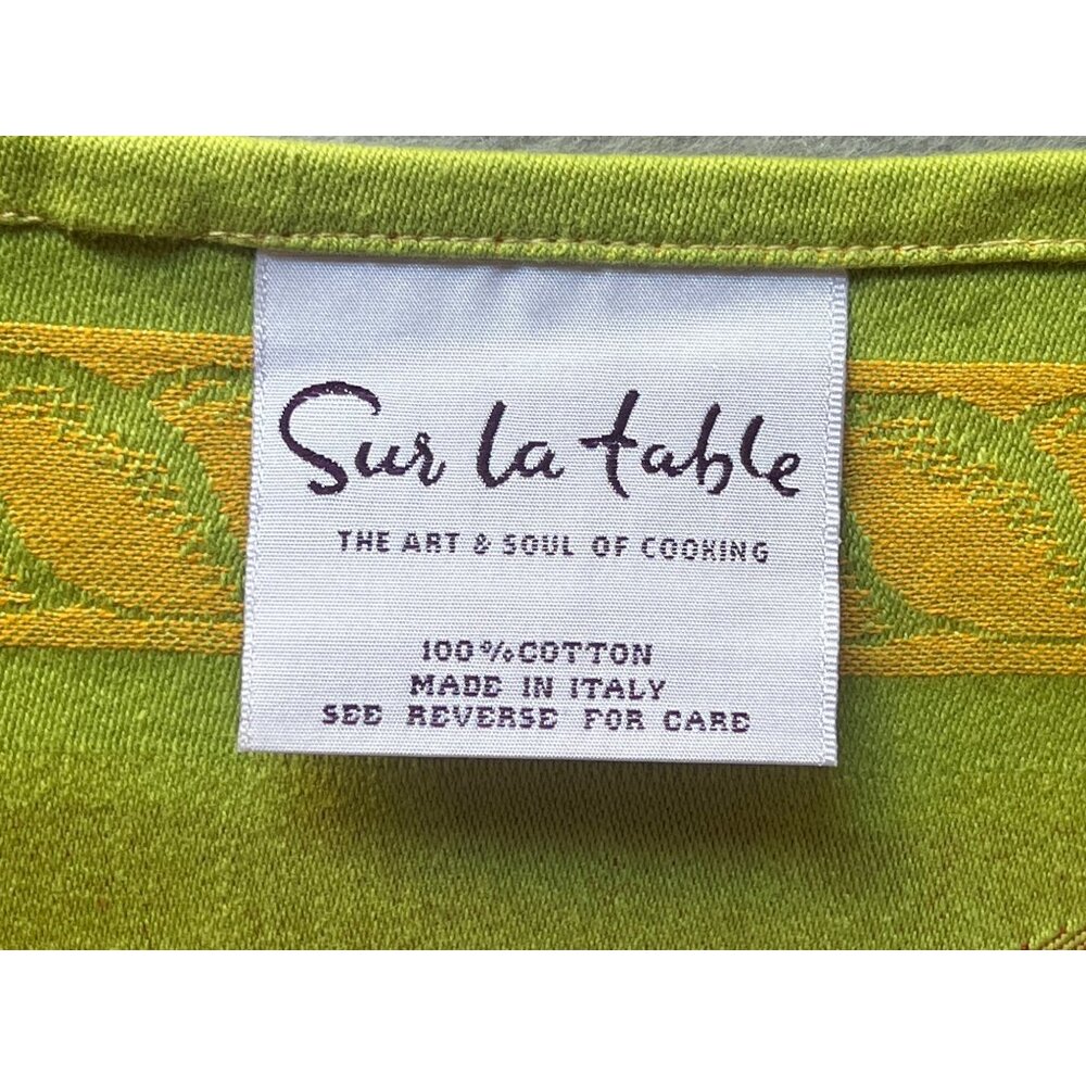 Sur La Table Italian Cotton Jacquard Kitchen Towels Set Of 2 Multicolor 23.5x31 - Picture 4 of 12